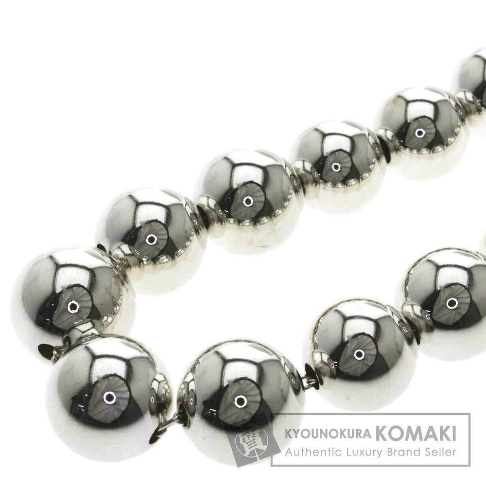 Tiffany Co Ball Chain Necklace Silver